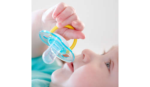 Pacifier, lactation and gases