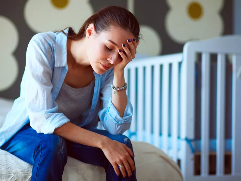 Postpartum depression and colic