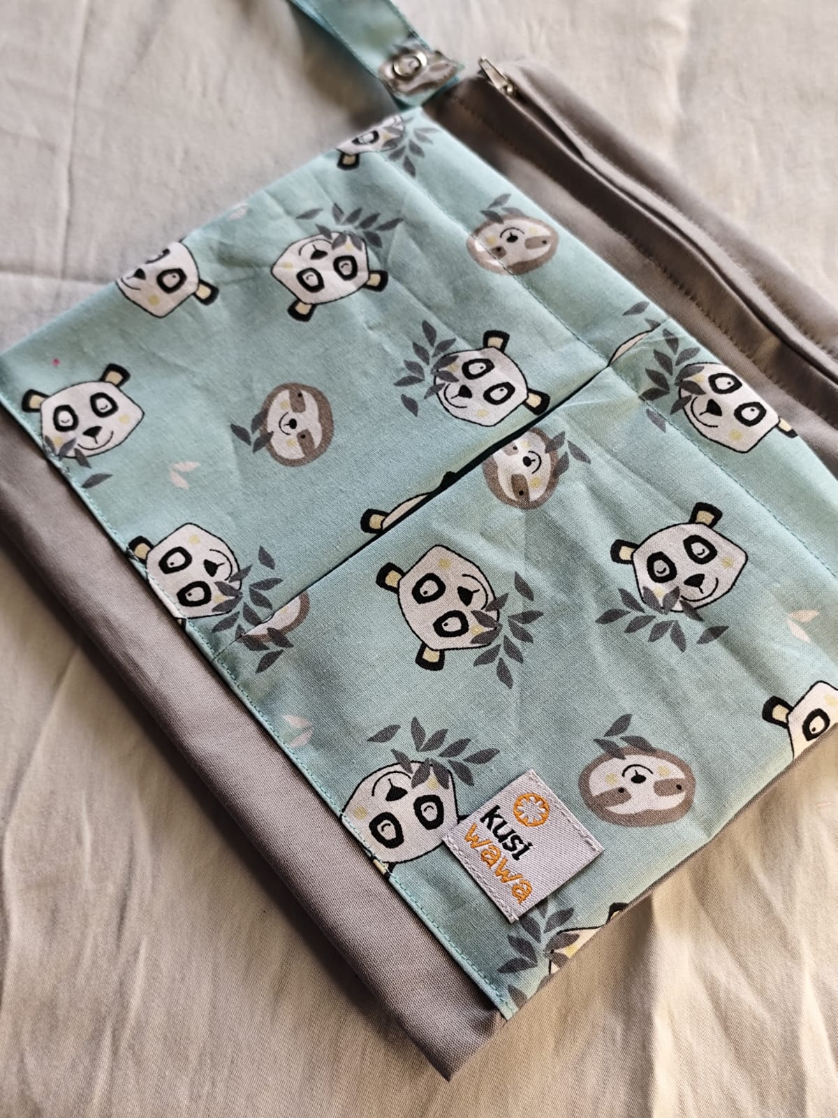 WawaBag Panda Blau