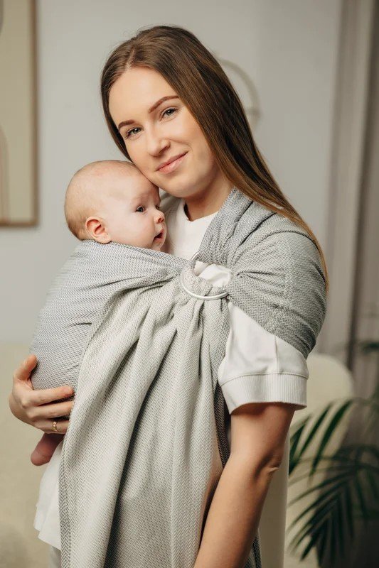 BANDOLERA LENNY LUMB LITTLE HERRINGBONE GRIS