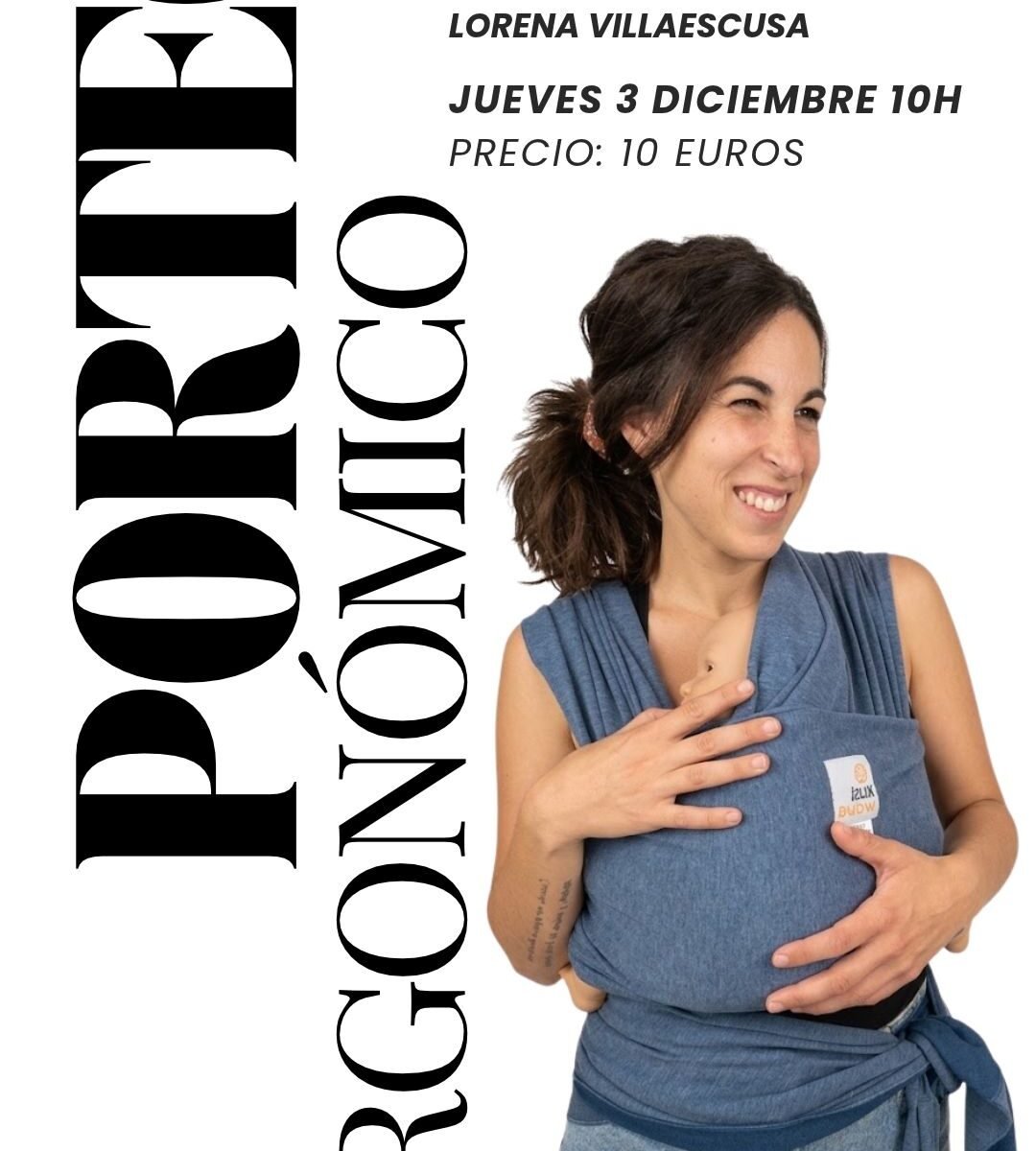 Taller teórico-práctico de porteo ergonómico